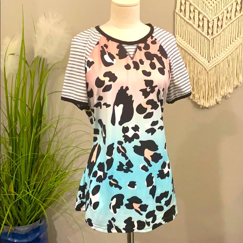 Summer cheetah top